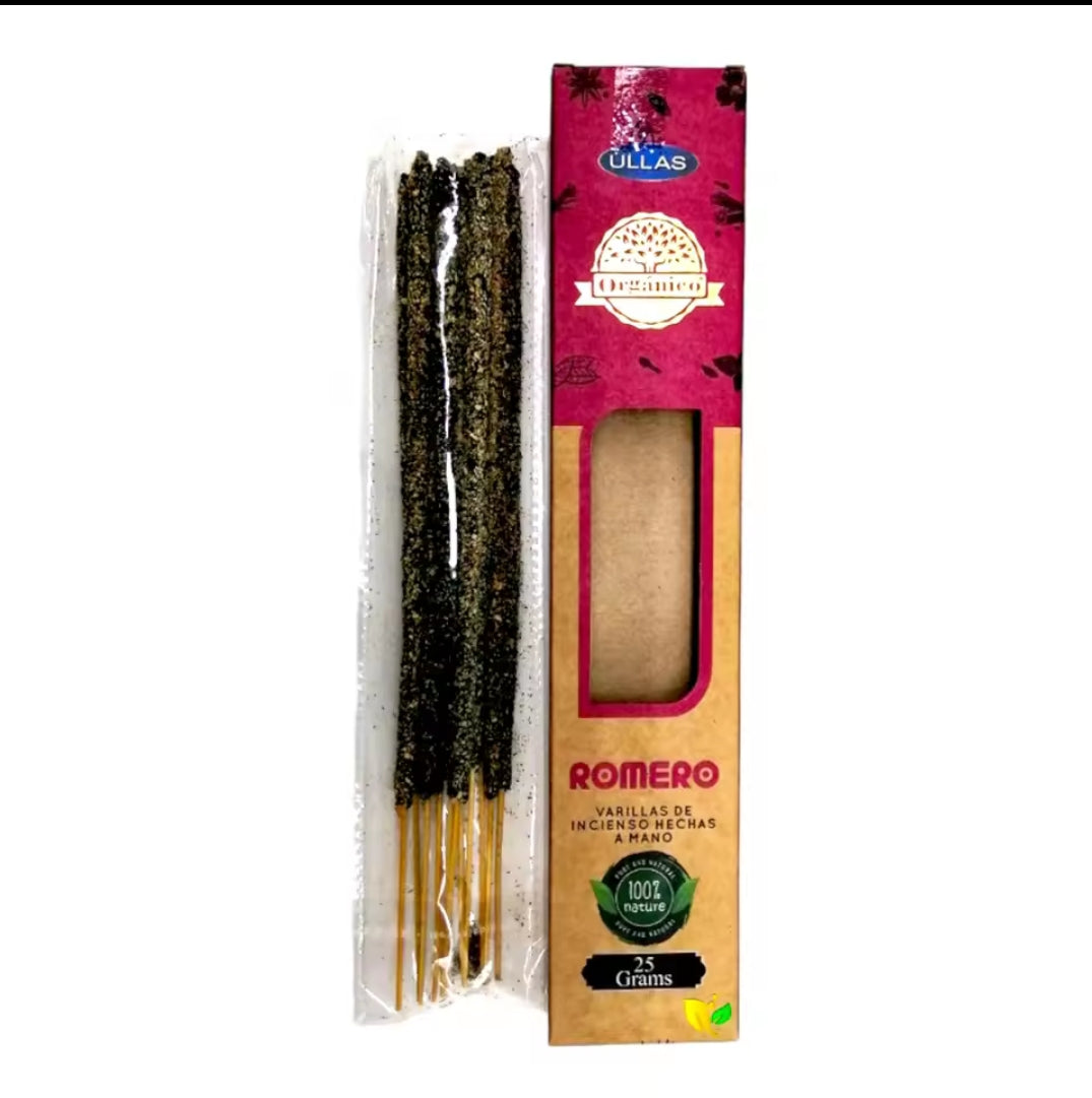 ✨ Incienso Orgánico de Romero - Hecho a Mano ✨