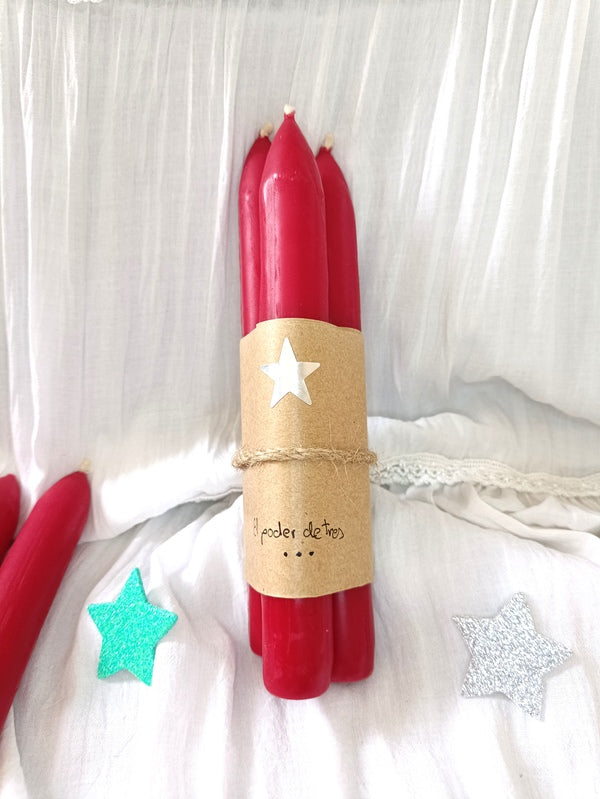 Velas para el amor. 3 unidades