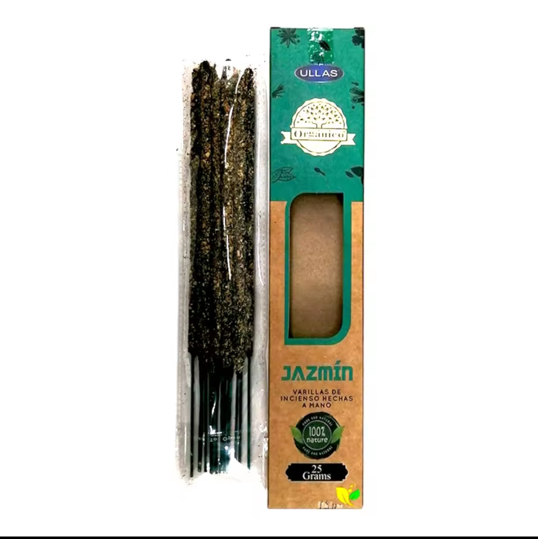 ✨ Incienso Orgánico de Jazmín - Hecho a Mano ✨