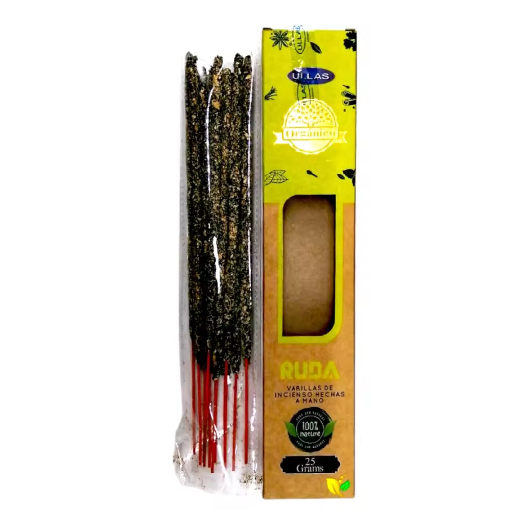 ✨ Incienso Orgánico de Ruda - Hecho a Mano ✨
