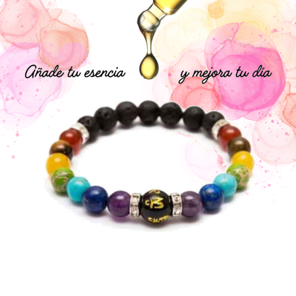 Pack de Protección y Energía - Pulsera de Hilo Rojo con 7 Nudos + Pulsera de los Chakras