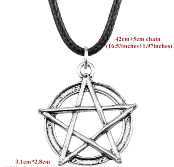 🔮Collar Pentagrama de Acero