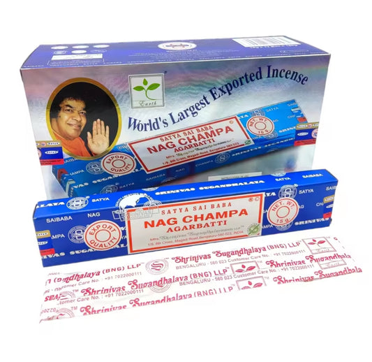 Incienso Nag Champa 100% Original – Caja de 15g