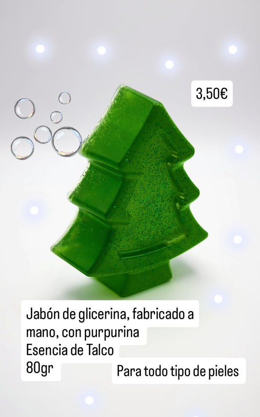 🎄 Jabón de Glicerina Hecho a Mano “Árbol de Navidad” 🎄